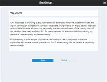 Tablet Screenshot of erxgroup.com